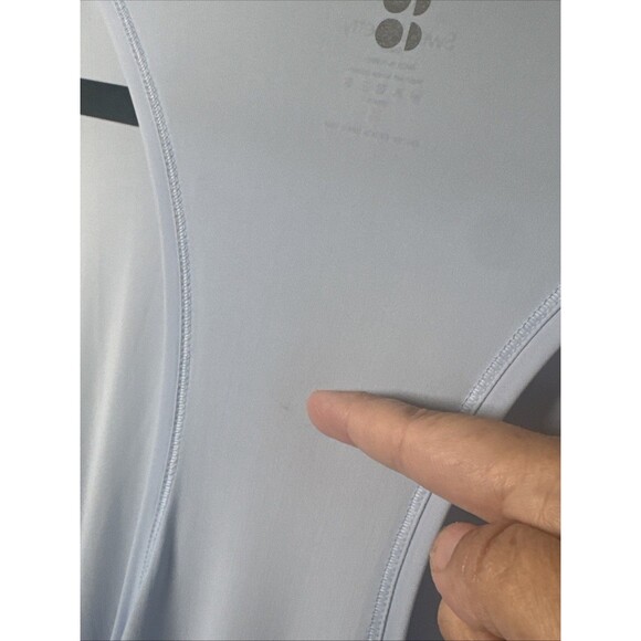 Sweaty Betty Explorer Ace Racerback Midi Dress Breeze Blue‎ Size L NWT $128 READ - Picture 15 of 15